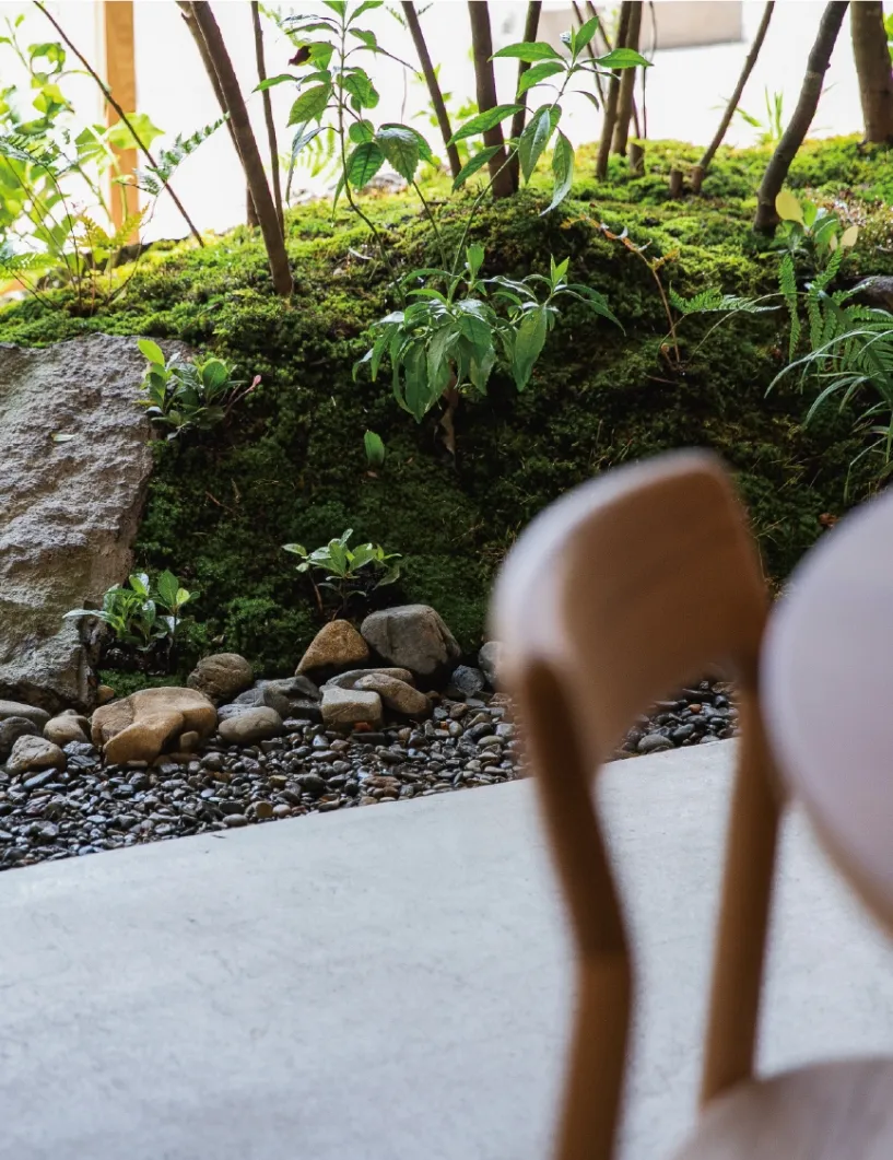お庭について